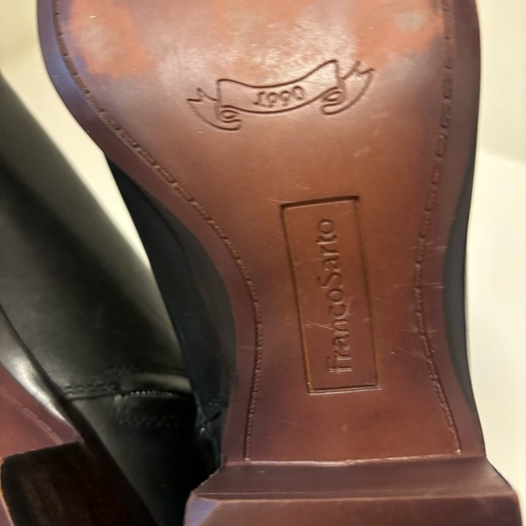 Franco Sarto Women's Jessica Low Heel Ankle Booties Boot Sz 10M - Picture 9 of 10